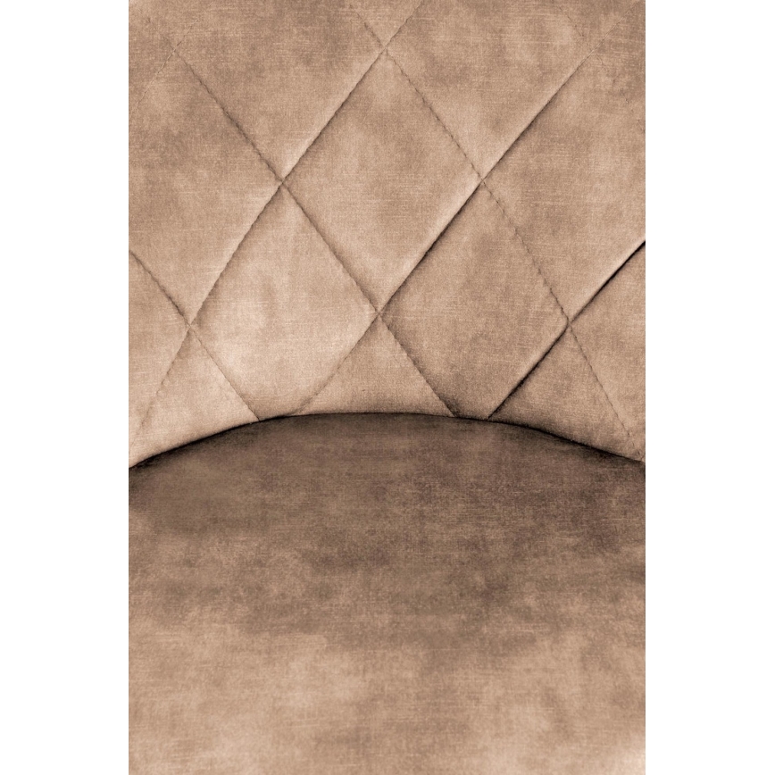 Stołek barowy 106x47 cm czarny/brązowy