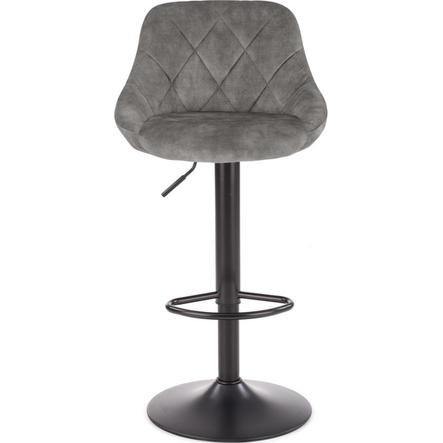 Stołek barowy 106x47 cm szary/czarny