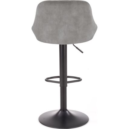 Stołek barowy 106x47 cm szary/czarny