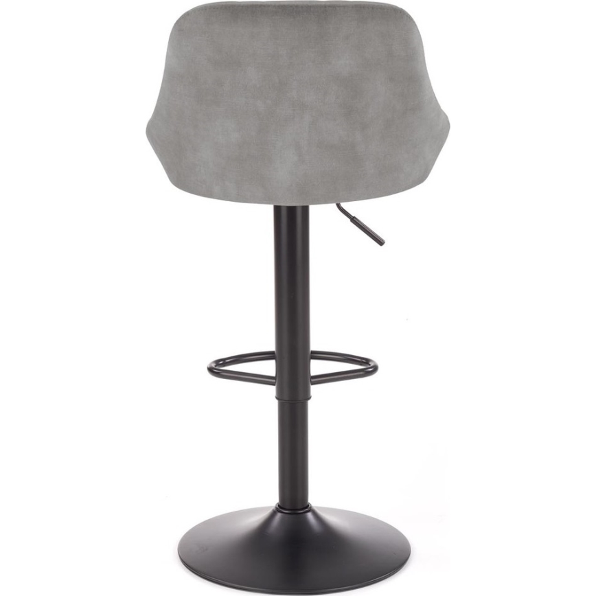 Stołek barowy 106x47 cm szary/czarny