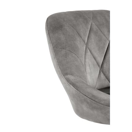 Stołek barowy 106x47 cm szary/czarny