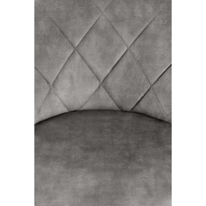 Stołek barowy 106x47 cm szary/czarny