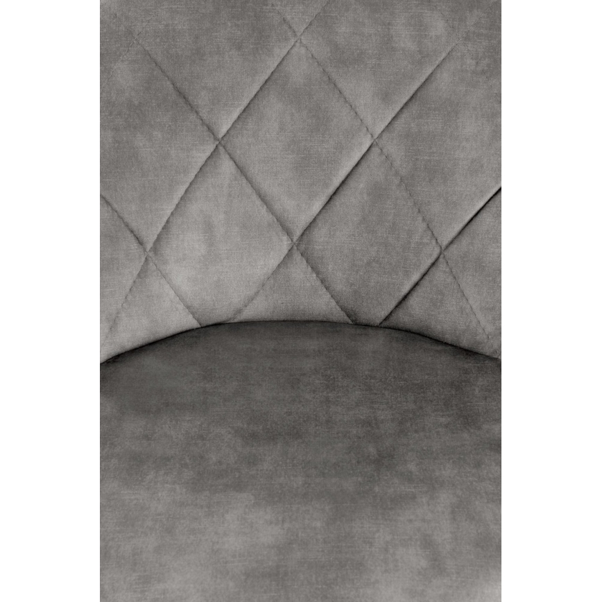 Stołek barowy 106x47 cm szary/czarny