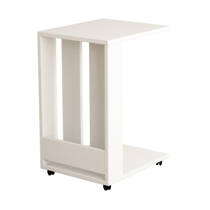 Stolik EDI 60x37 cm biały
