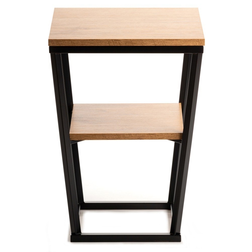 Stolik EXPAND 57x40 cm czarny/brązowy