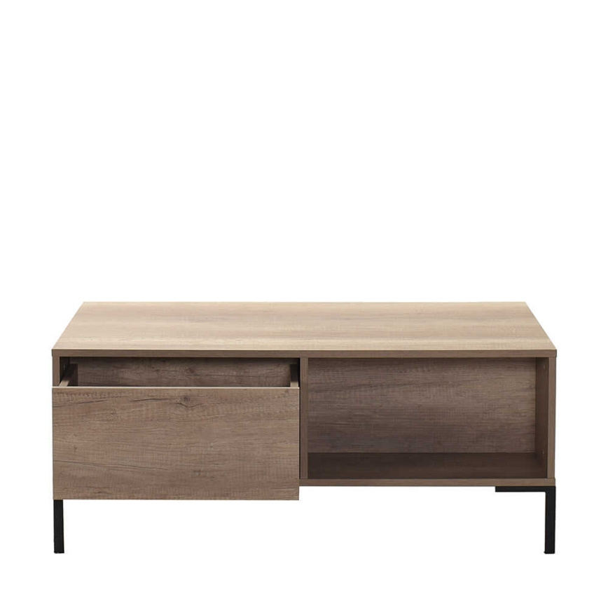 Stolik kawowy 42x103 cm brązowy