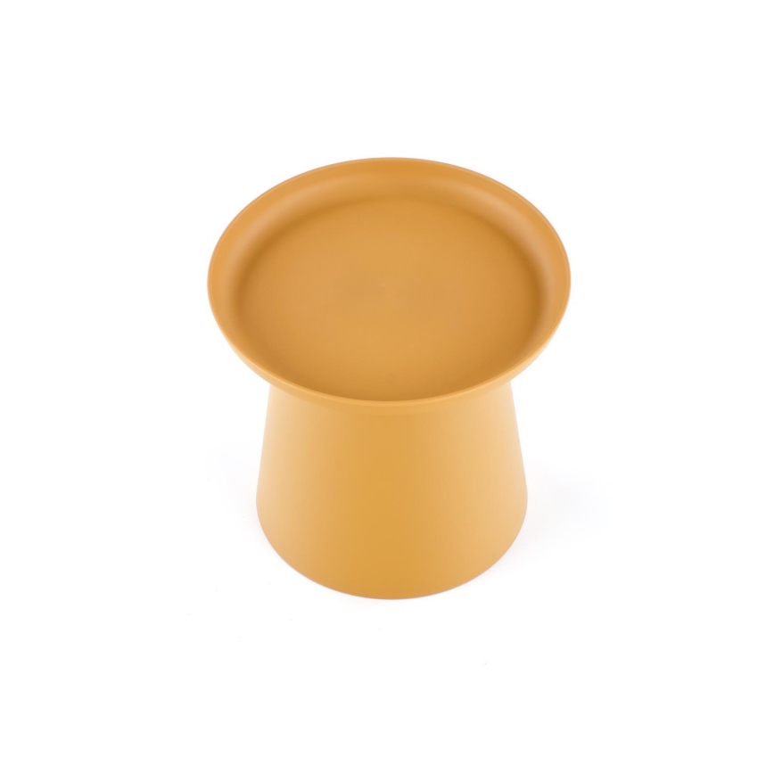 Stolik kawowy ALEXIS 46x50 cm pomarańczowy