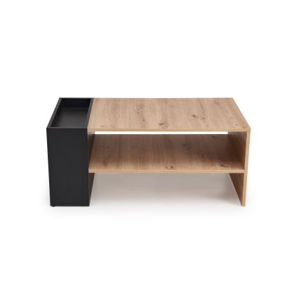 Stolik kawowy BELA 100x42 cm dąb artisan/antracyt