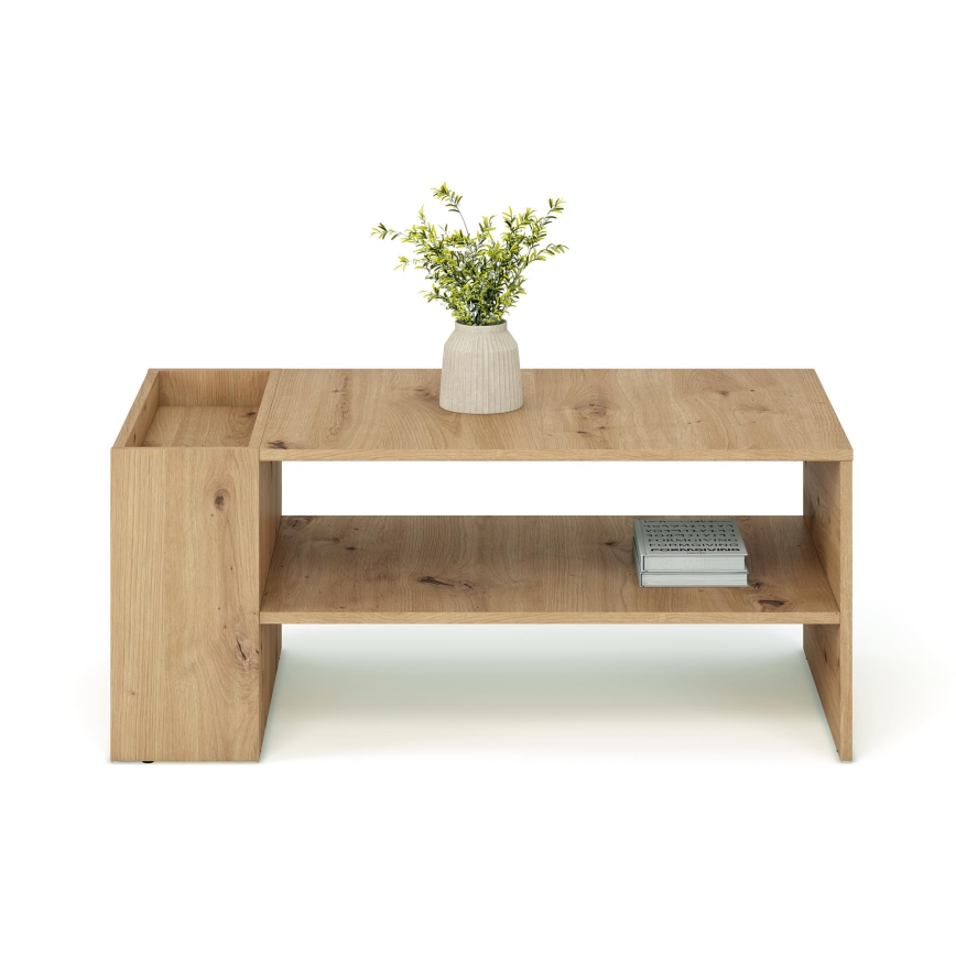 Stolik kawowy BELA 100x42 cm dąb artisan