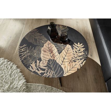 Stolik kawowy BRAVON z drewna mango