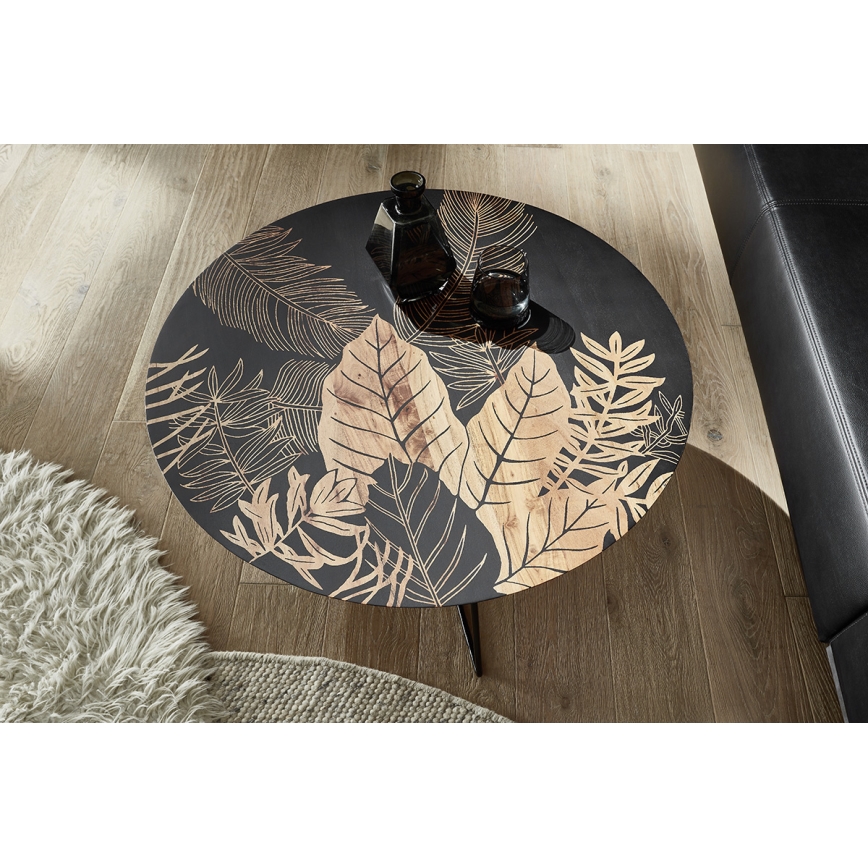 Stolik kawowy BRAVON z drewna mango