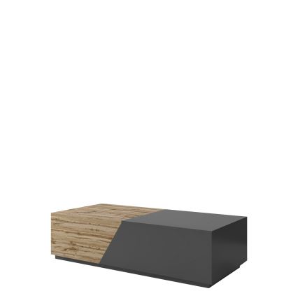 Stolik kawowy CEELIAS 42x124 cm antracyt/dąb Wotan