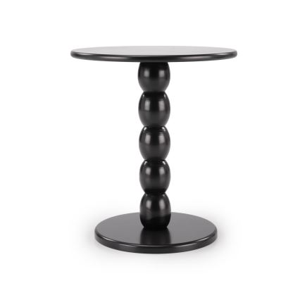 Stolik kawowy CIRILA śr. 40 cm czarny