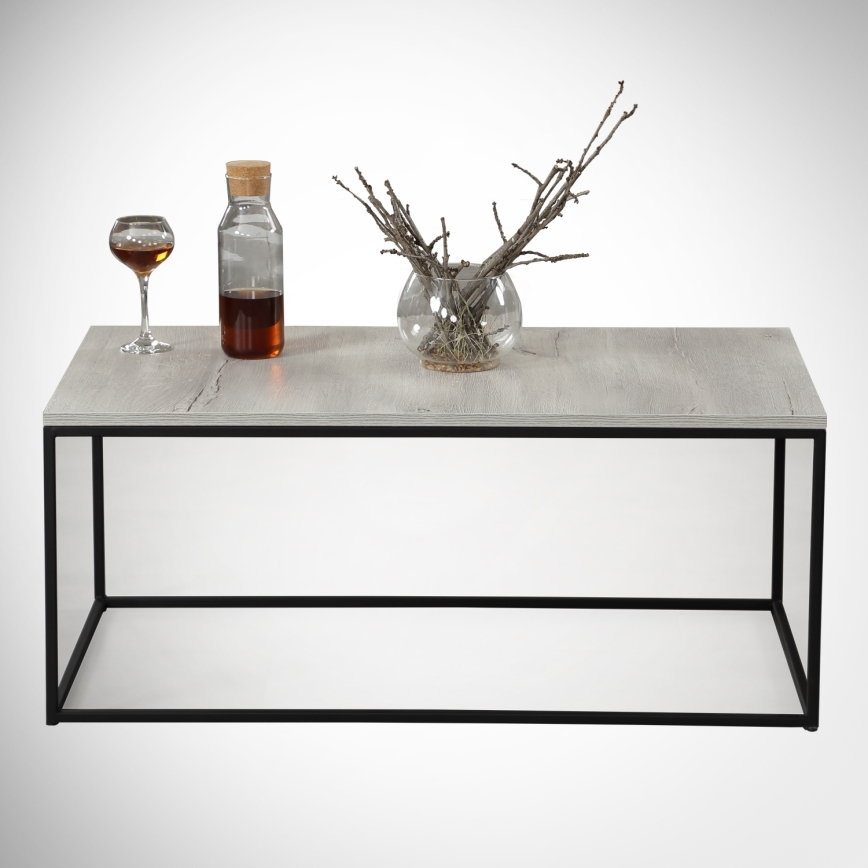 Stolik kawowy COSCO 43x95 cm szary