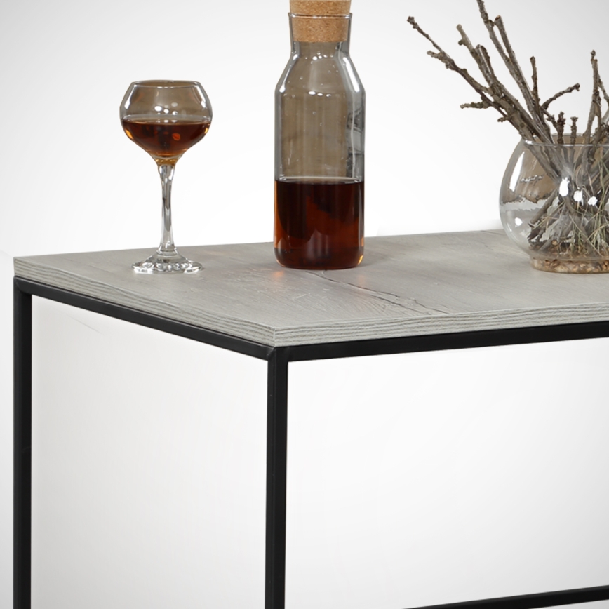 Stolik kawowy COSCO 43x95 cm szary