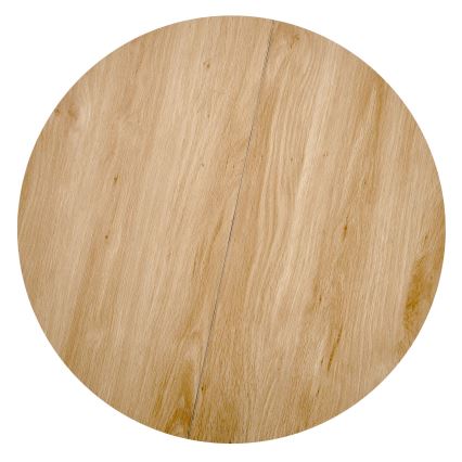 Stolik kawowy DANTE śr. 67 cm brązowy/czarny