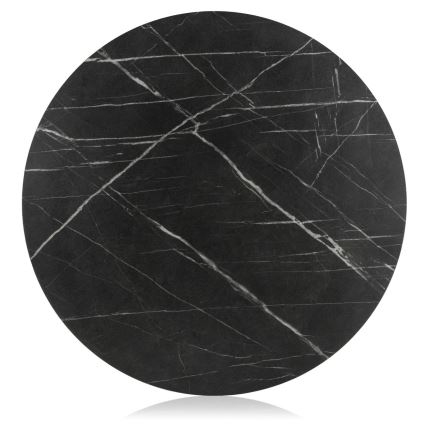 Stolik kawowy DIAMOND 40x70 cm czarny/złoty