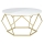 Stolik kawowy DIAMOND 40x70 cm złoty/biały
