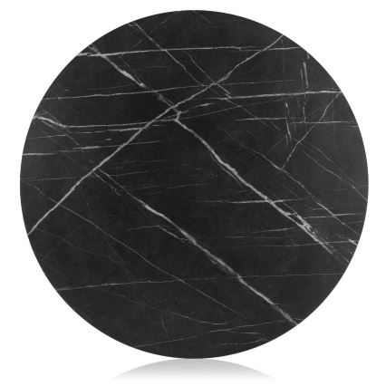 Stolik kawowy DIAMOND 40x70 cm złoty/czarny/biały