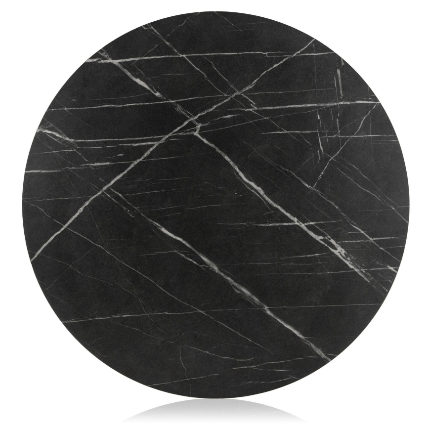 Stolik kawowy DIAMOND 40x70 cm złoty/czarny/biały