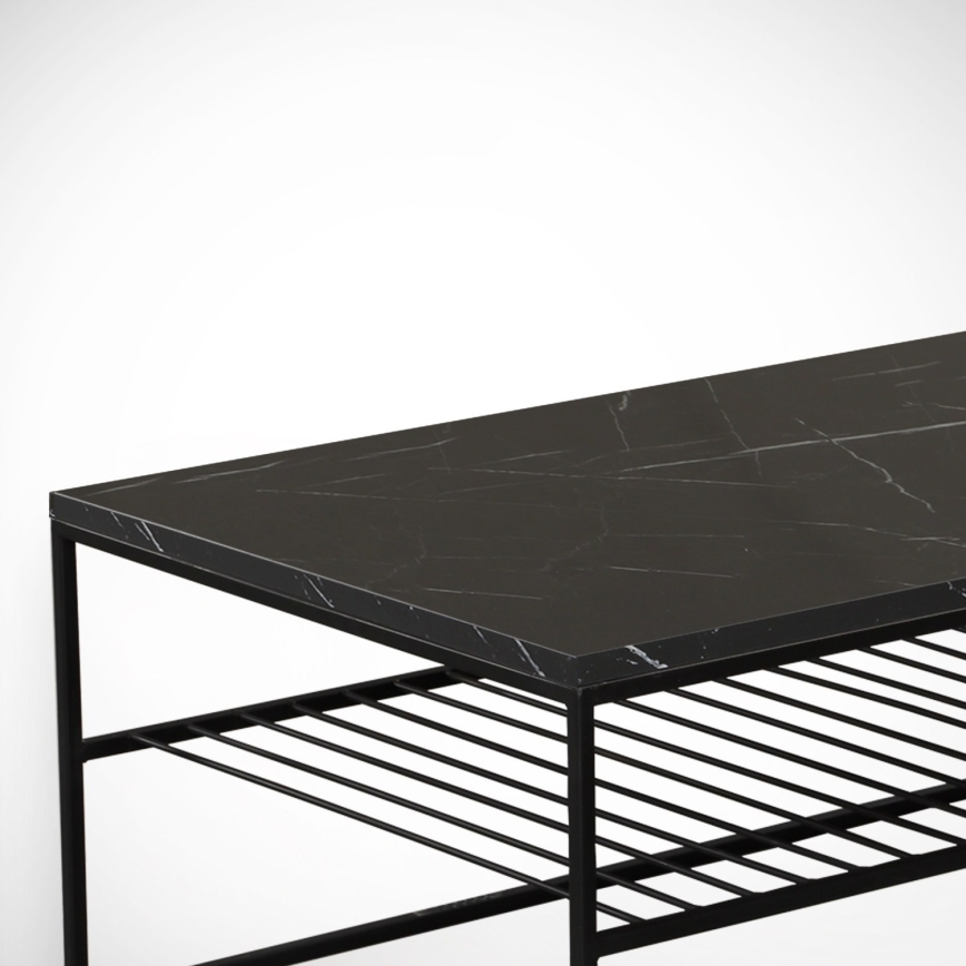 Stolik kawowy ETNA 43x95 cm czarny