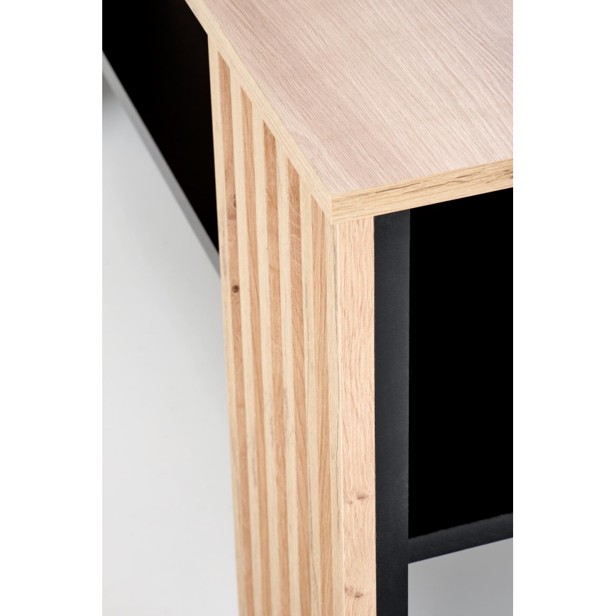 Stolik kawowy FORMA 110x65 cm brązowy/czarny
