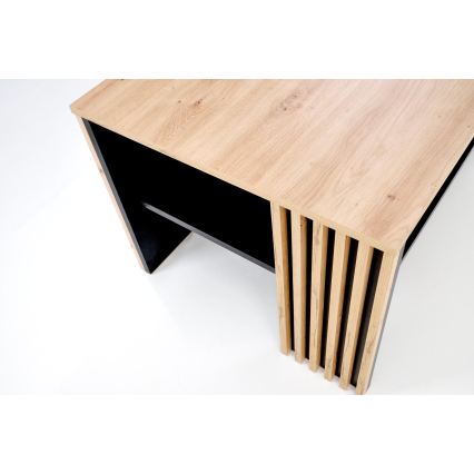 Stolik kawowy FORMA 110x65 cm brązowy/czarny