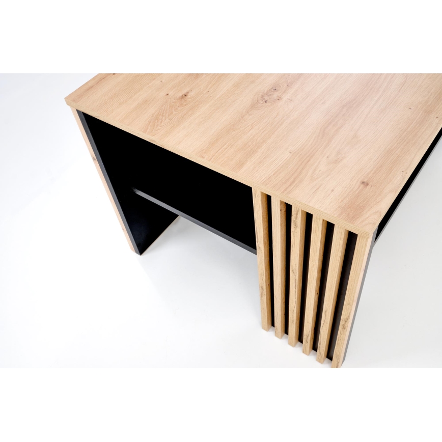 Stolik kawowy FORMA 110x65 cm brązowy/czarny