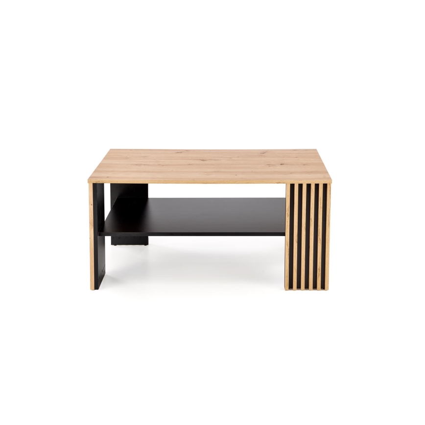 Stolik kawowy FORMA 110x65 cm brązowy/czarny