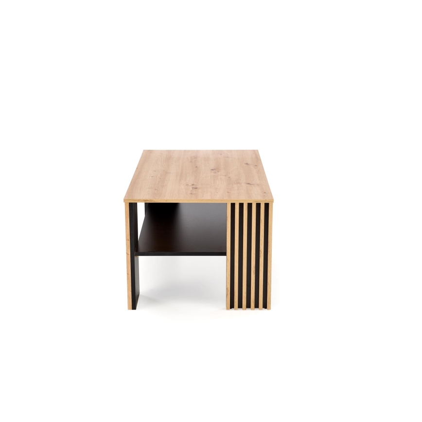 Stolik kawowy FORMA 110x65 cm brązowy/czarny