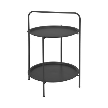 Stolik kawowy HAGE 50x66 cm czarny