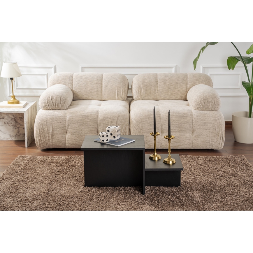 Stolik kawowy HARMONY 40x80 cm czarny