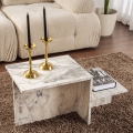 Stolik kawowy HARMONY 40x80 cm dekor marmuru