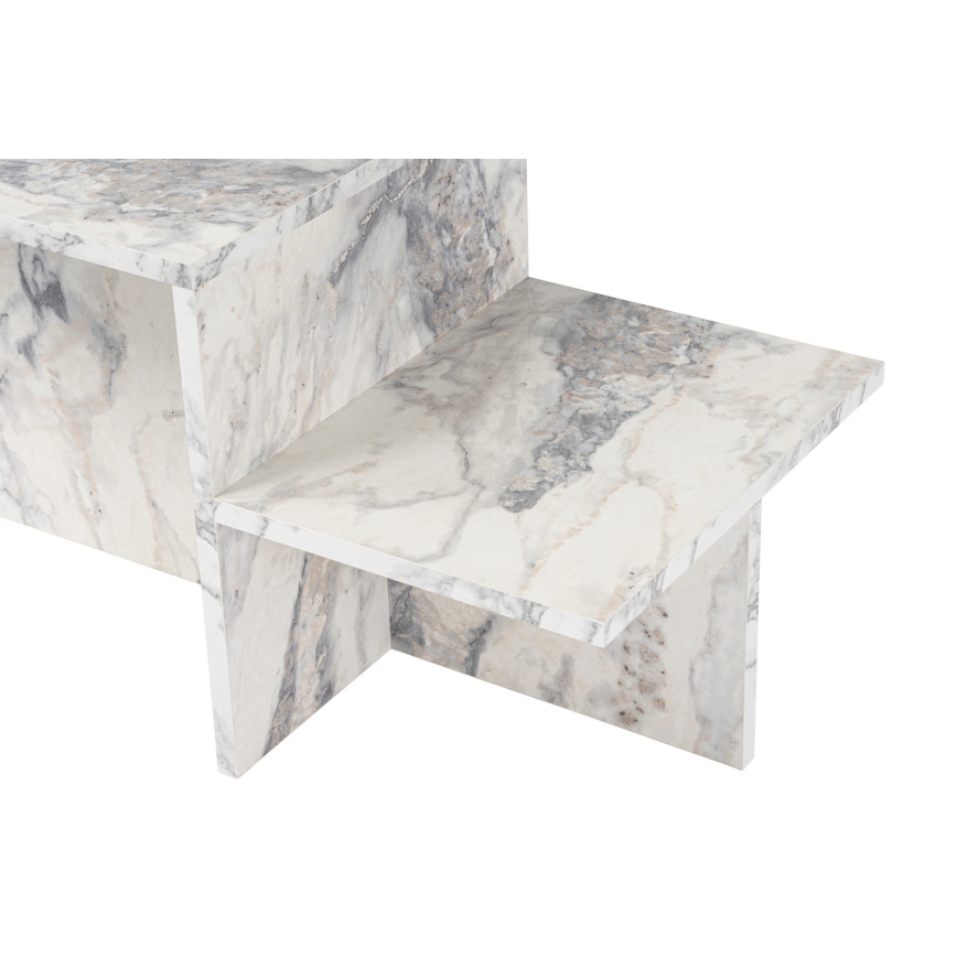 Stolik kawowy HARMONY 40x80 cm dekor marmuru