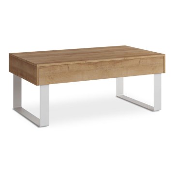 Stolik kawowy konferencyjny PAVO 45x110 cm dąb złoty