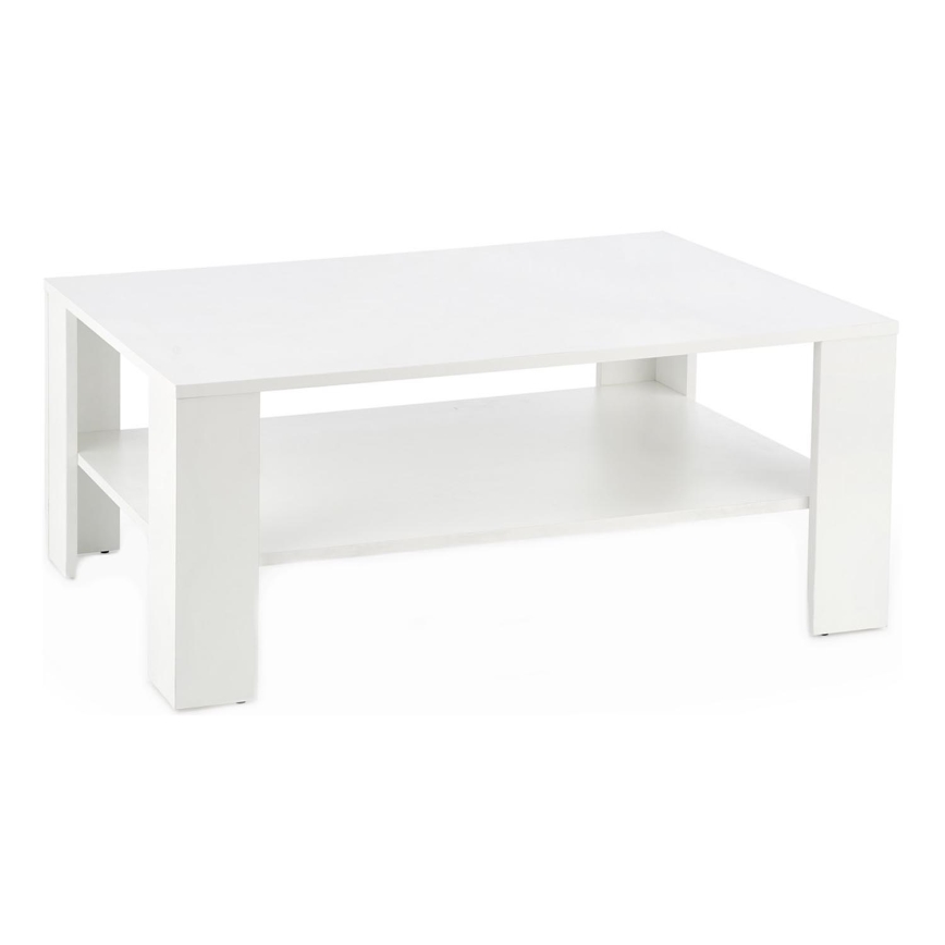 Stolik kawowy KWADRO 53x110 cm biały