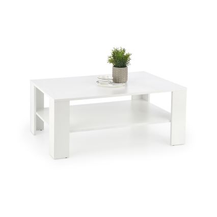 Stolik kawowy KWADRO 53x110 cm biały