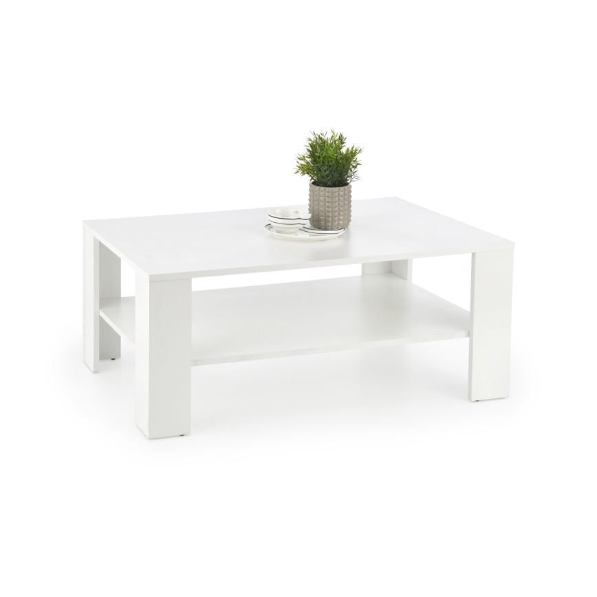 Stolik kawowy KWADRO 53x110 cm biały