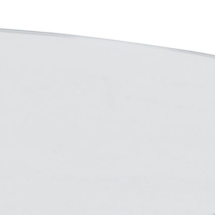 Stolik kawowy LUCA 82 cm przezroczysty/srebrny