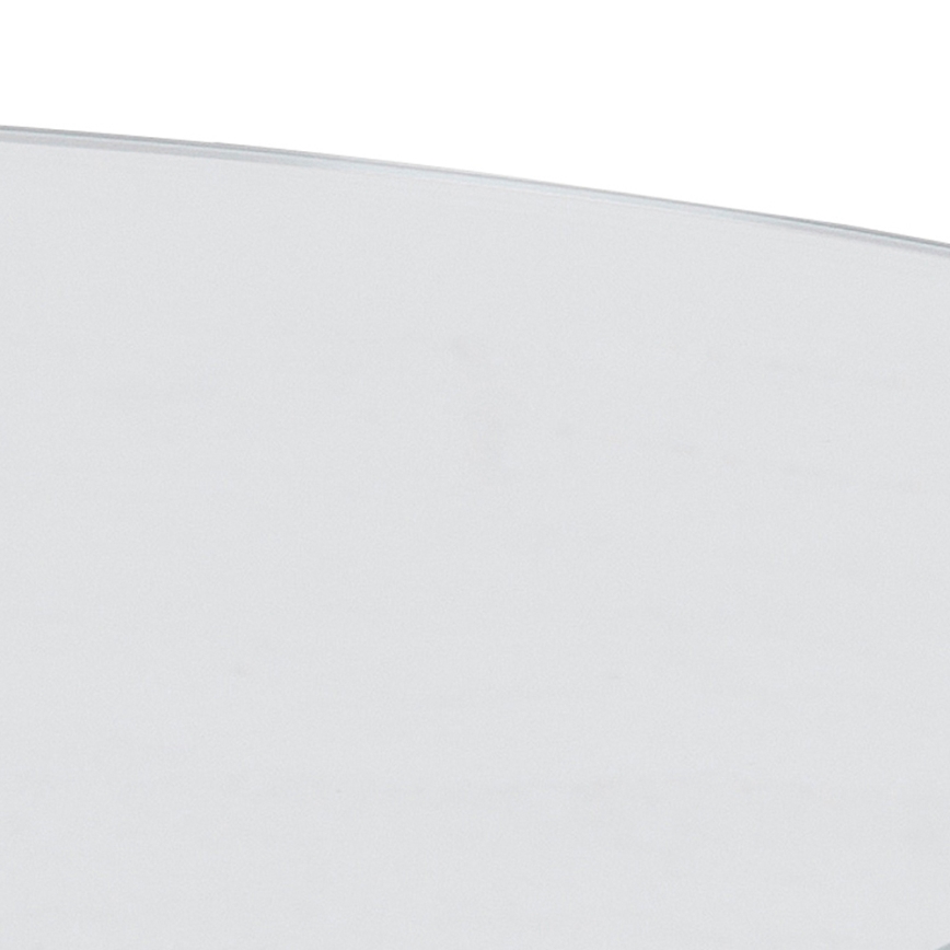 Stolik kawowy LUCA 82 cm przezroczysty/srebrny