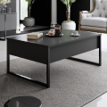 Stolik kawowy LUXE 40x90 cm antracyt/czarny