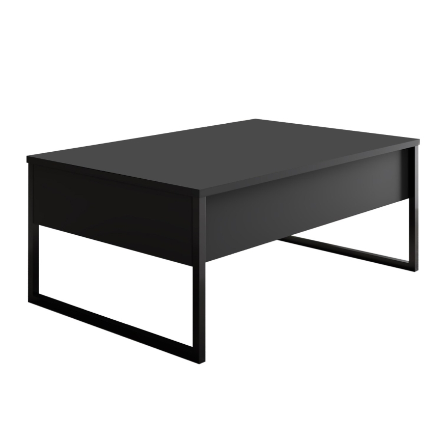 Stolik kawowy LUXE 40x90 cm antracyt/czarny