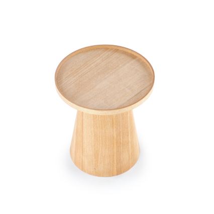 Stolik kawowy NUIT Ø 45 cm, brązowy