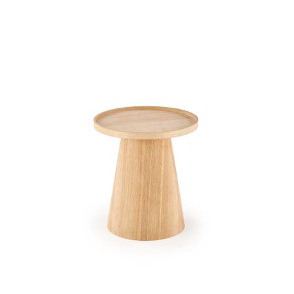 Stolik kawowy NUIT Ø 45 cm, brązowy