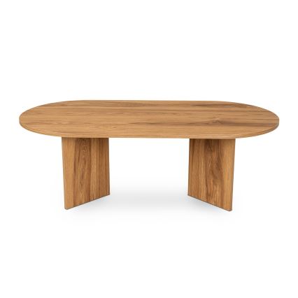 Stolik kawowy OVAL 60x120 cm brązowy
