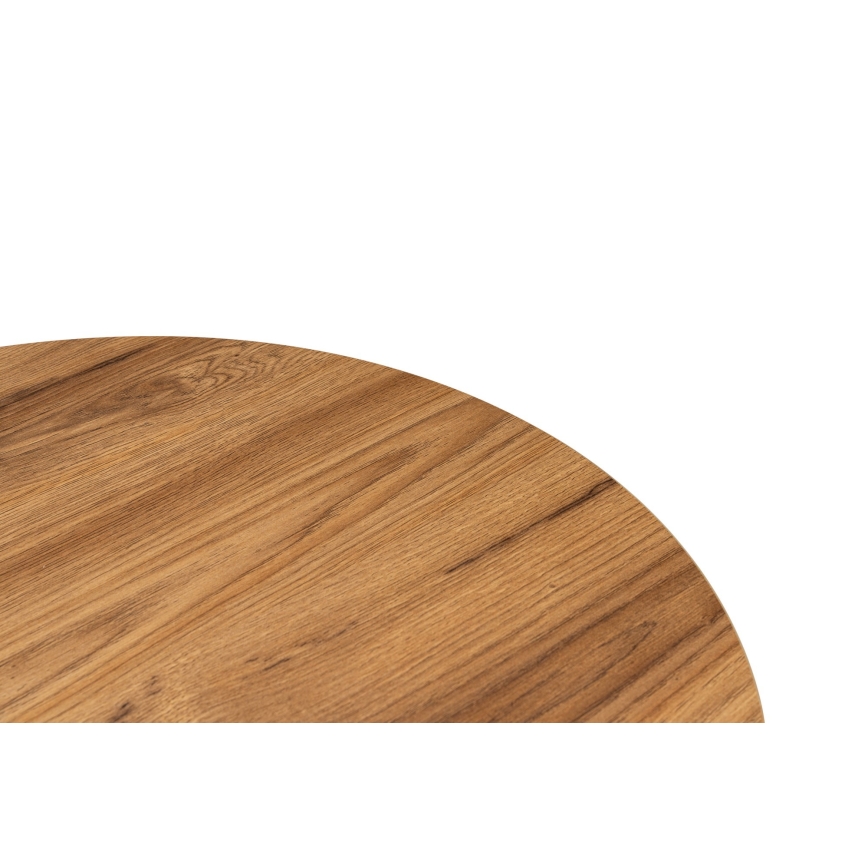 Stolik kawowy OVAL 60x120 cm brązowy
