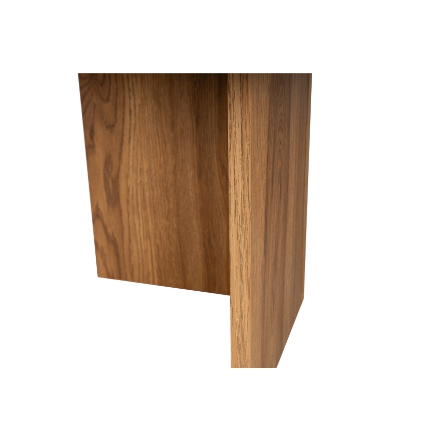 Stolik kawowy OVAL 60x120 cm brązowy