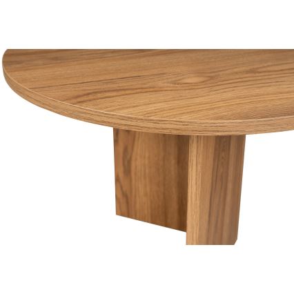 Stolik kawowy OVAL 60x120 cm brązowy