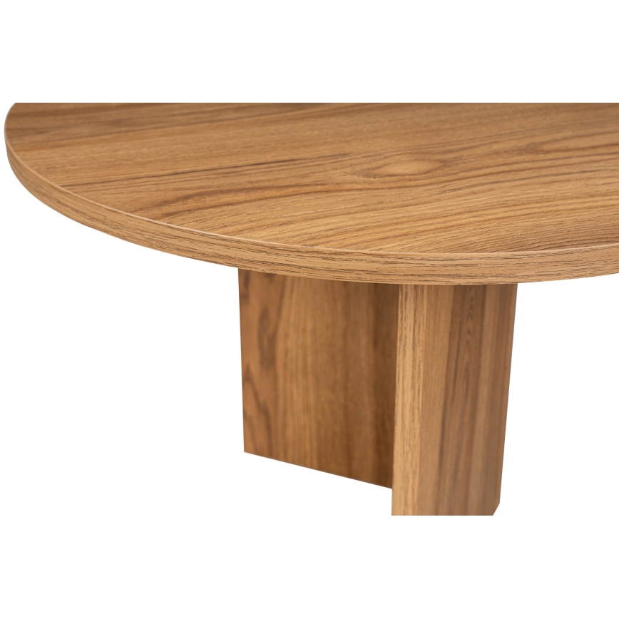 Stolik kawowy OVAL 60x120 cm brązowy