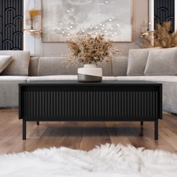Stolik kawowy OZMI 100x40 cm czarny